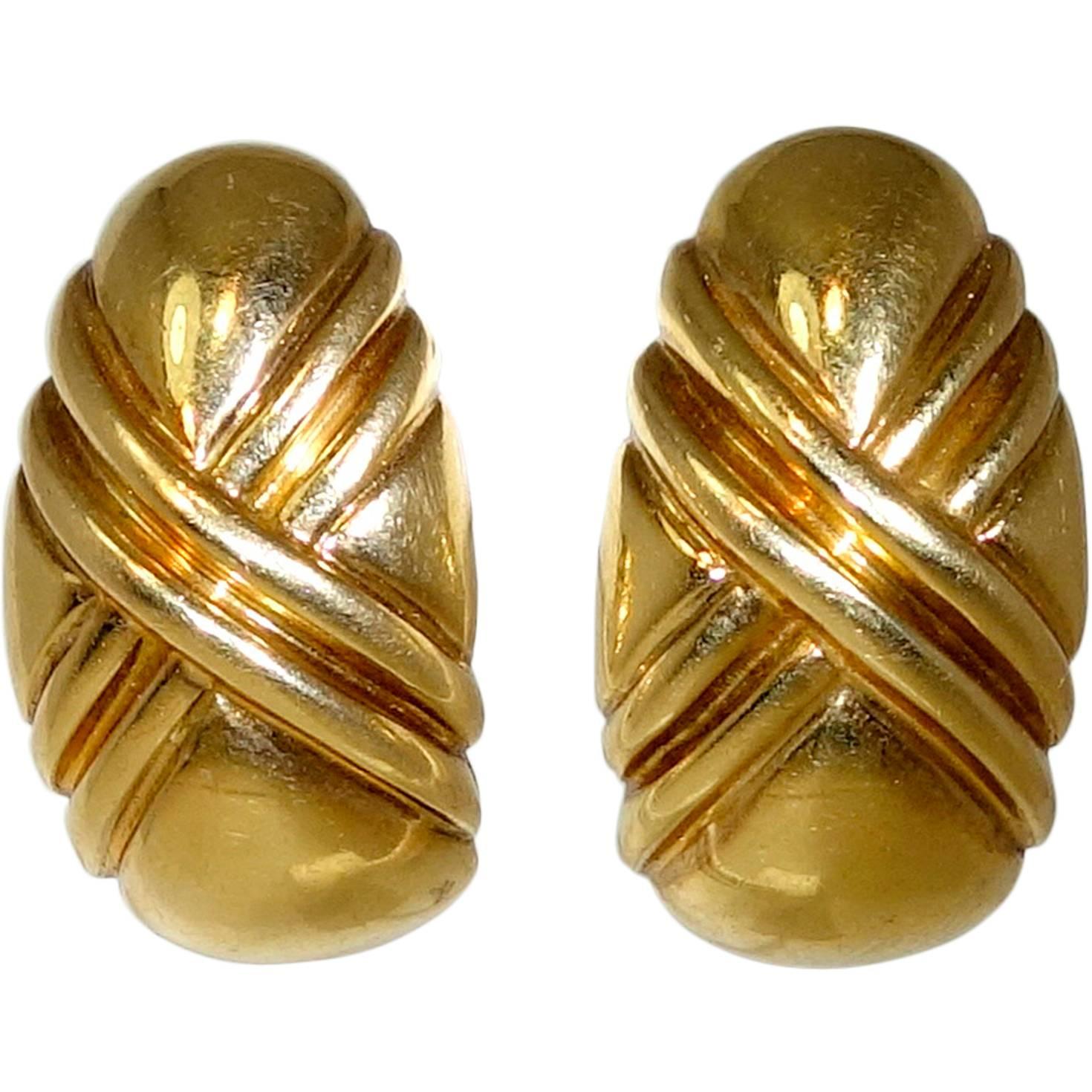 Bulgari Gold Earrings