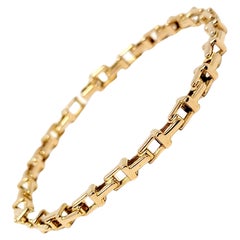 Tiffany & Co. Tiffany "T" Narrow Chain Link Bracelet 18 Karat Rose Gold