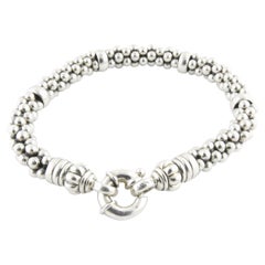 Lagos Caviar Sterling Silver Beaded Rope Bracelet