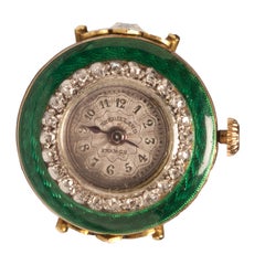 Antique Clock Watch Ring by Brédillard