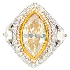 4.20 Carat Canary Diamond Ring