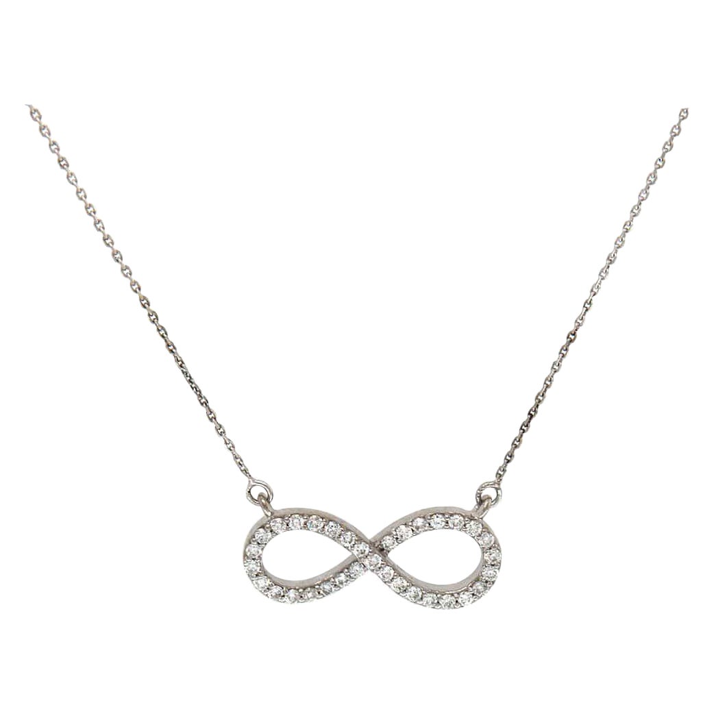 0.19ctw Diamond Sideways Infinity 