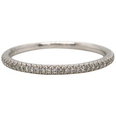 New Odelia 0.14ctw Diamond Wedding Band Ring in 18K White Gold