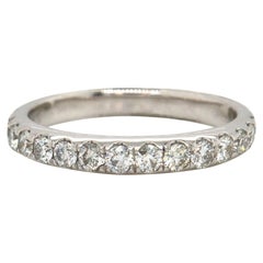 New Odelia 0.75ctw Diamond Wedding Band Ring in 18K White Gold