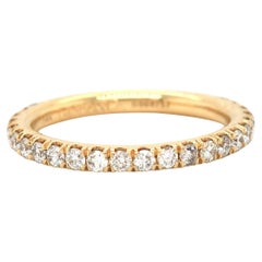 New Gabriel & Co. 0.75ctw Diamond Eternity Band Ring in 14K Yellow Gold