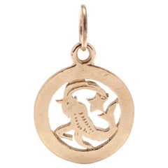 14Kt Capricorn Zodiac Charm