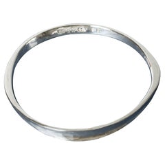 Silbernes Silberarmband von Martin Öhlund, Schweden, 1975