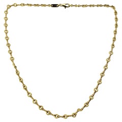 Tiffany & Co. 18 Karat Yellow Gold Link Necklace