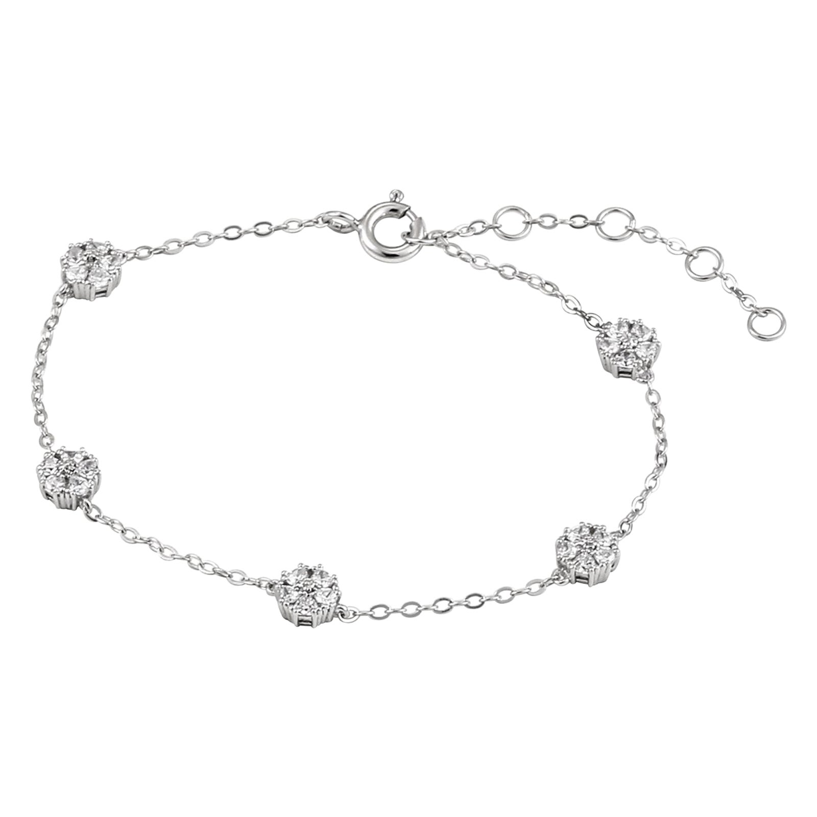 Delicate Blossom Chain Bracelet For Sale
