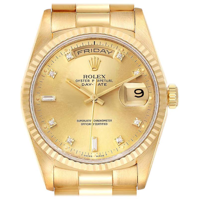 Men's Rolex President, Day-Date Watch 18238 For Sale at 1stDibs | rolex ...