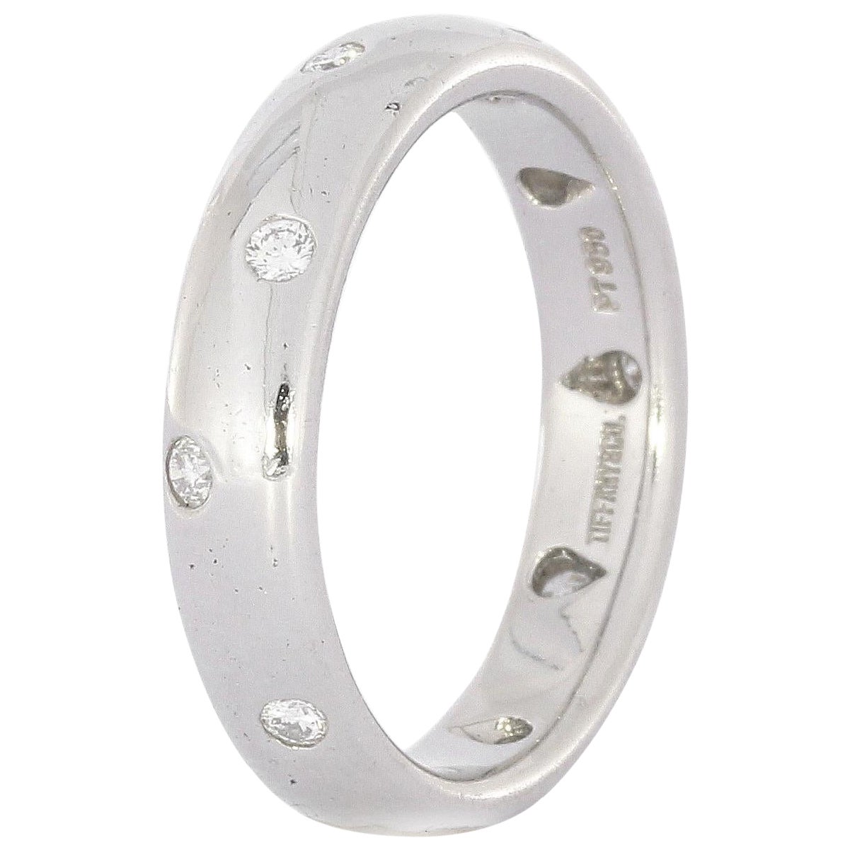 Tiffany & Co. Etoile Diamond Platinum Bridal Band Ring