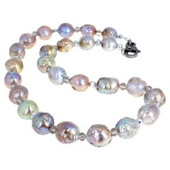 AJD Magnificent Fascinating Colors of Ocean Cultured Pearl Necklace