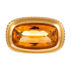 Egyptian “East-to-West” Citrine Ring