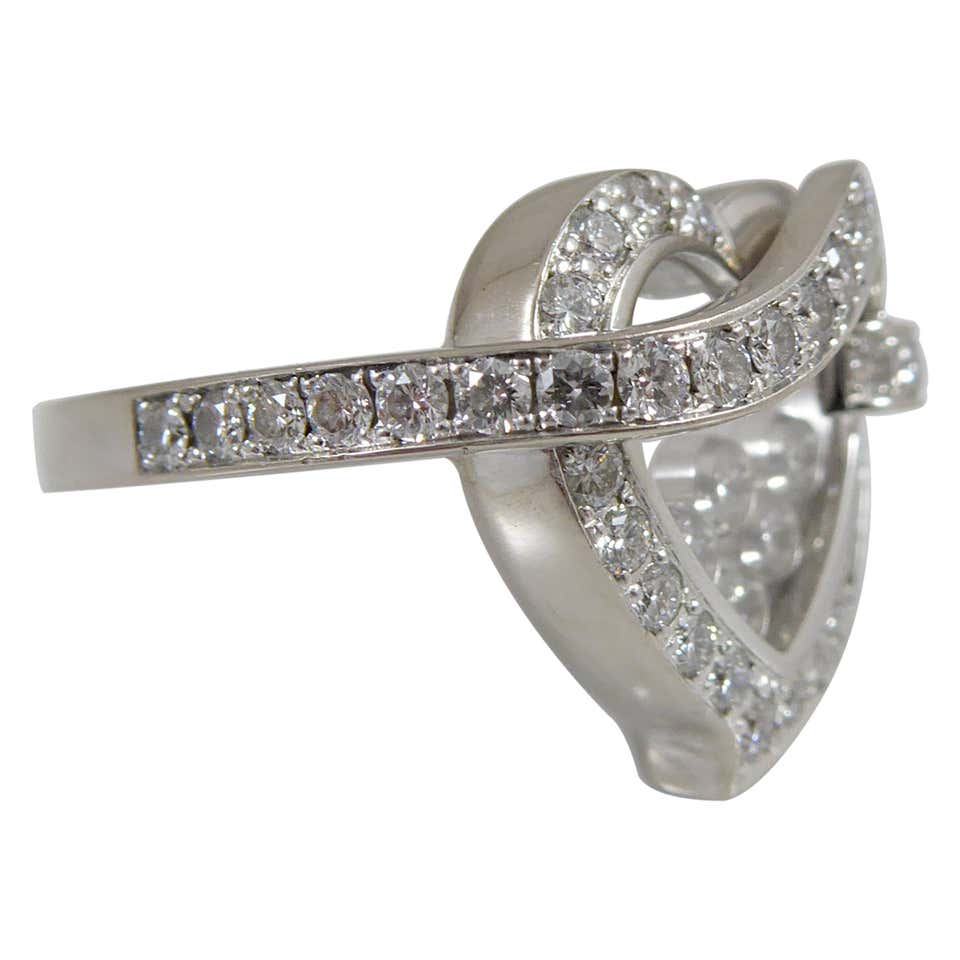 CHOPARD Rock Crystal Heart Stone Diamond Band
