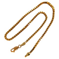 Box Link 14kt Chain