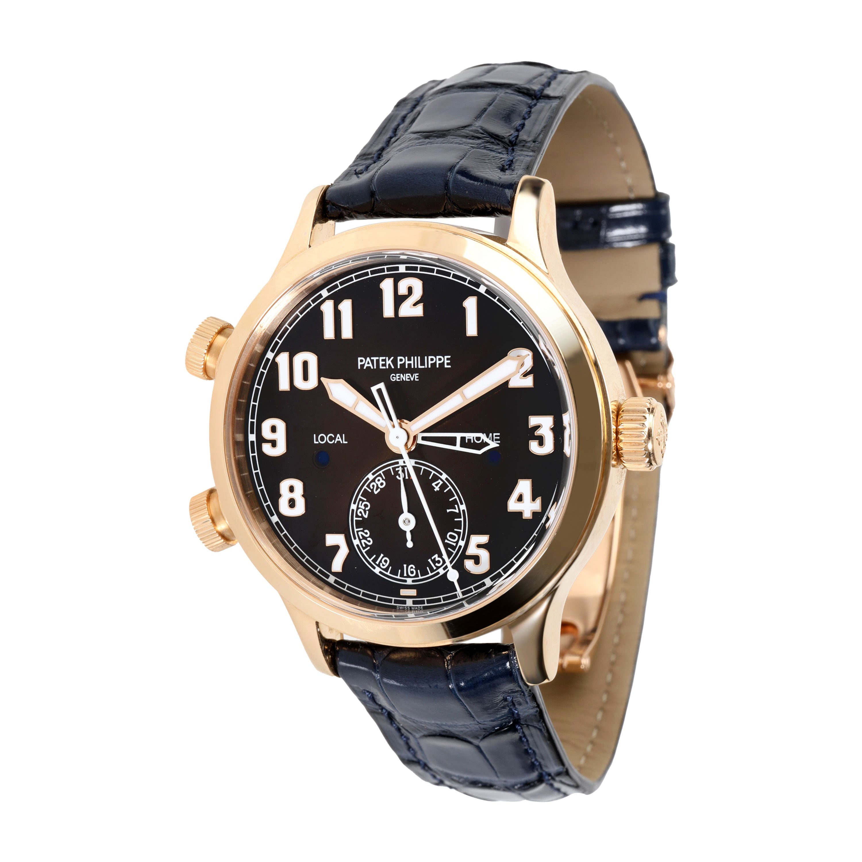 Patek Philippe Pilot Travel Time 7234R-001 Men's Watch in 18kt Rose Gold