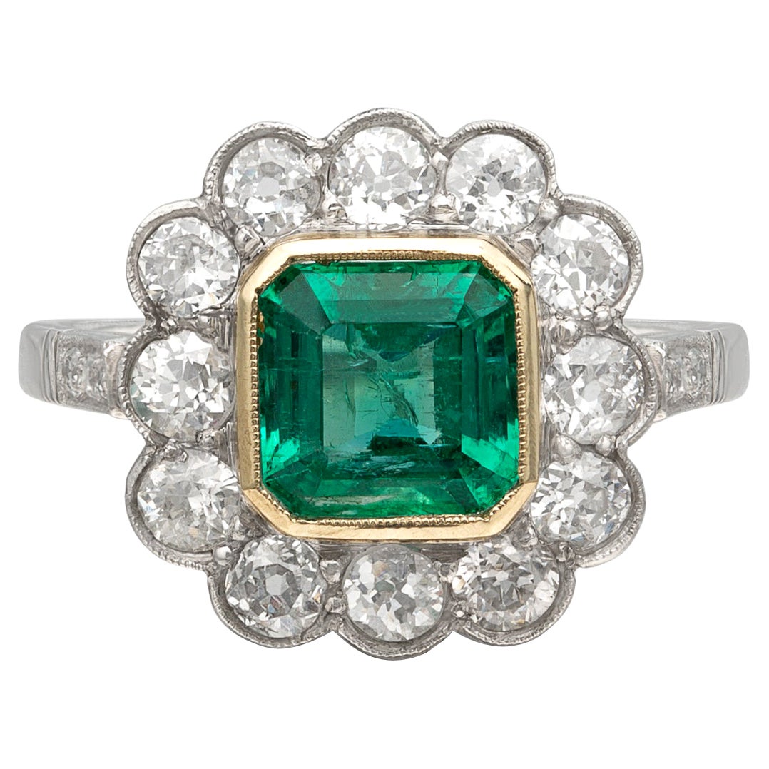 DAVID WEBB Sapphire and Emerald Ring at 1stDibs