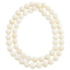 Angel Skin Coral Bead Necklace 9