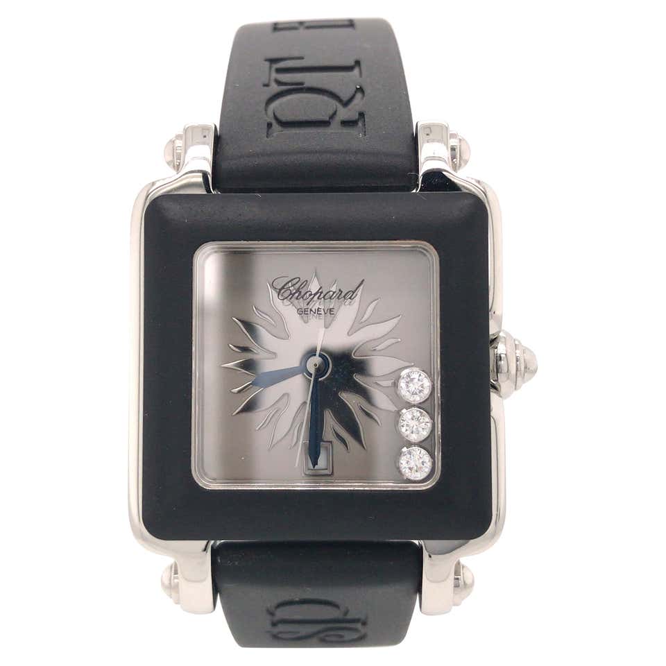 Ladies Chopard Happy Sport Floating Diamond Snowflake 27/8949 at 1stDibs