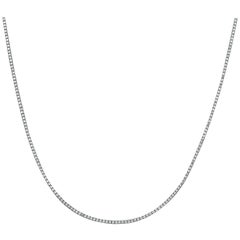 Capucelli '4.50 ct. t.w.' Natural Diamonds Tennis Necklace, 14k Gold 4-Prongs