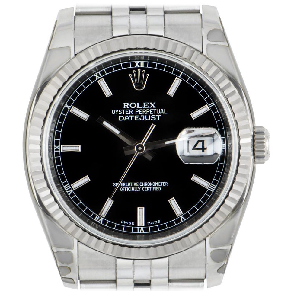 Unworn Rolex Datejust NOS 116234 Stainless Steel Watch