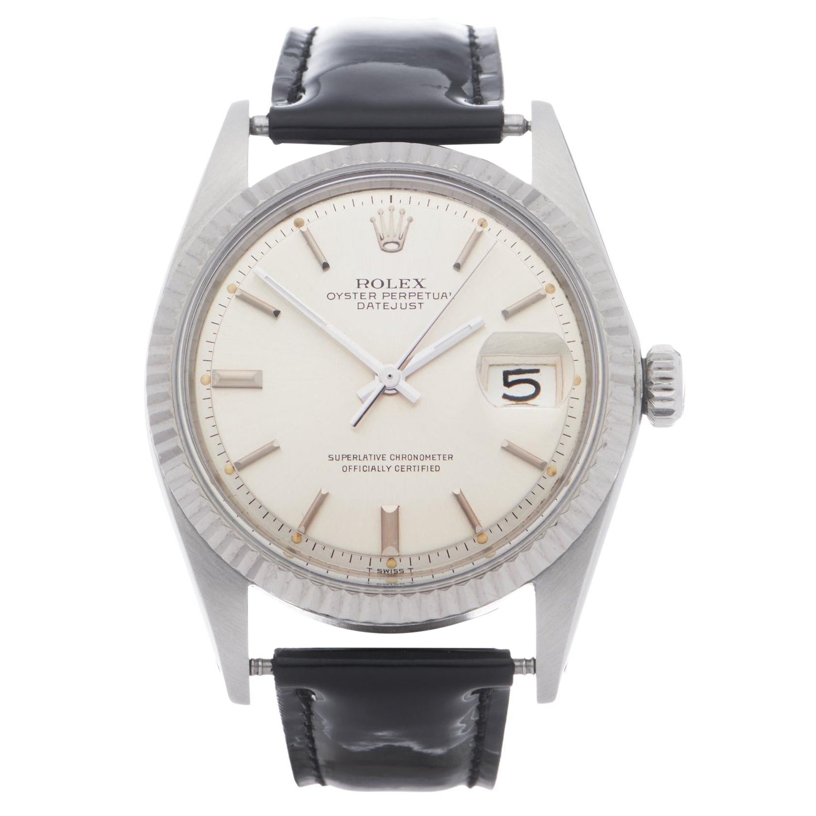 Rolex Datejust 36 1603 Men White Gold & Stainless Steel 0 Watch