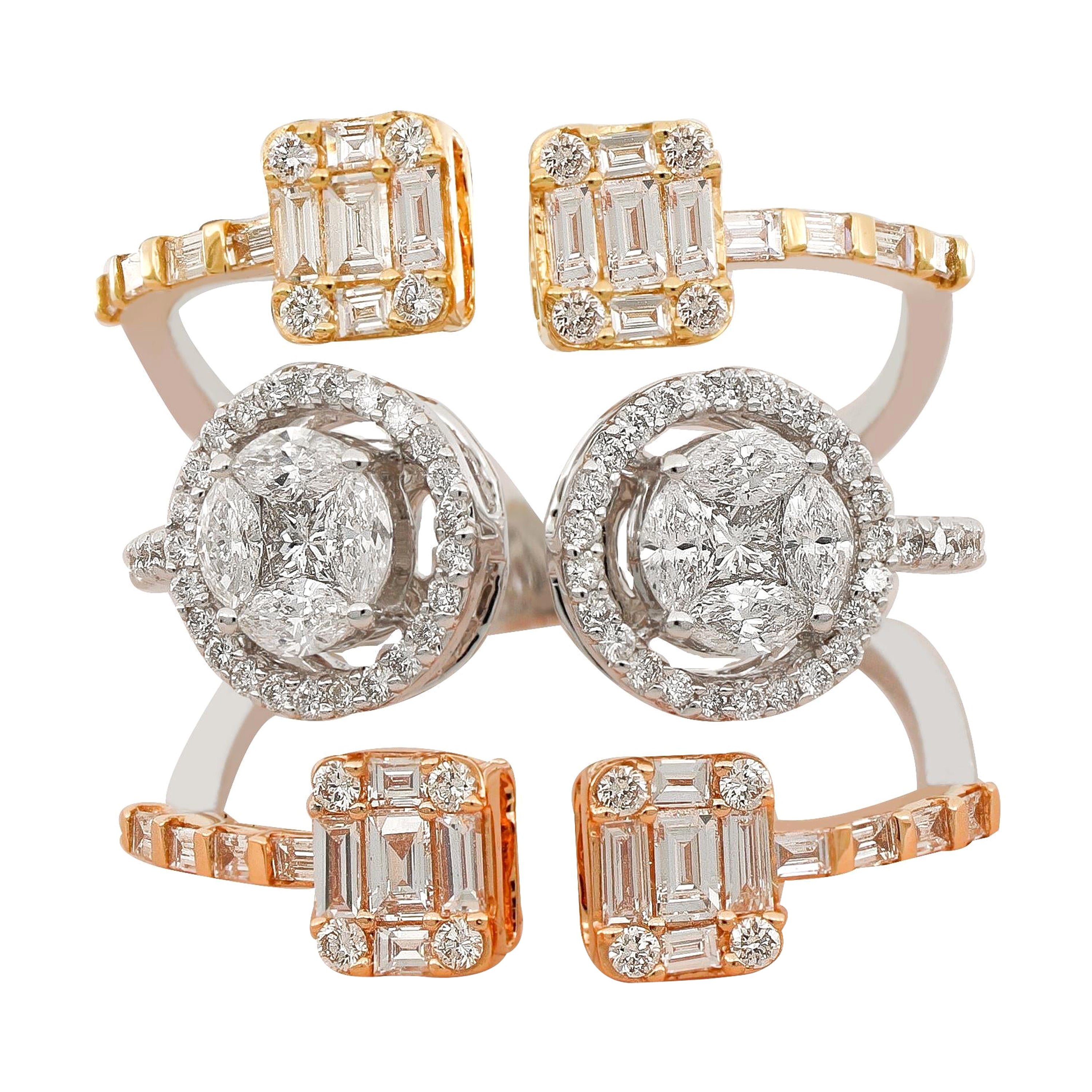 Amwaj Jewellery Cluster Rings