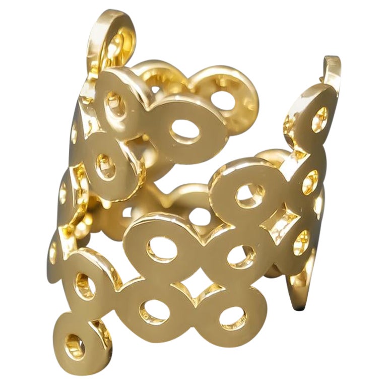 For Sale:  Geometric Bubbles Ring in 18kt Gold by Mohamad Kamra