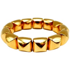 Bracelet jonc Vhernier Freccia en or jaune