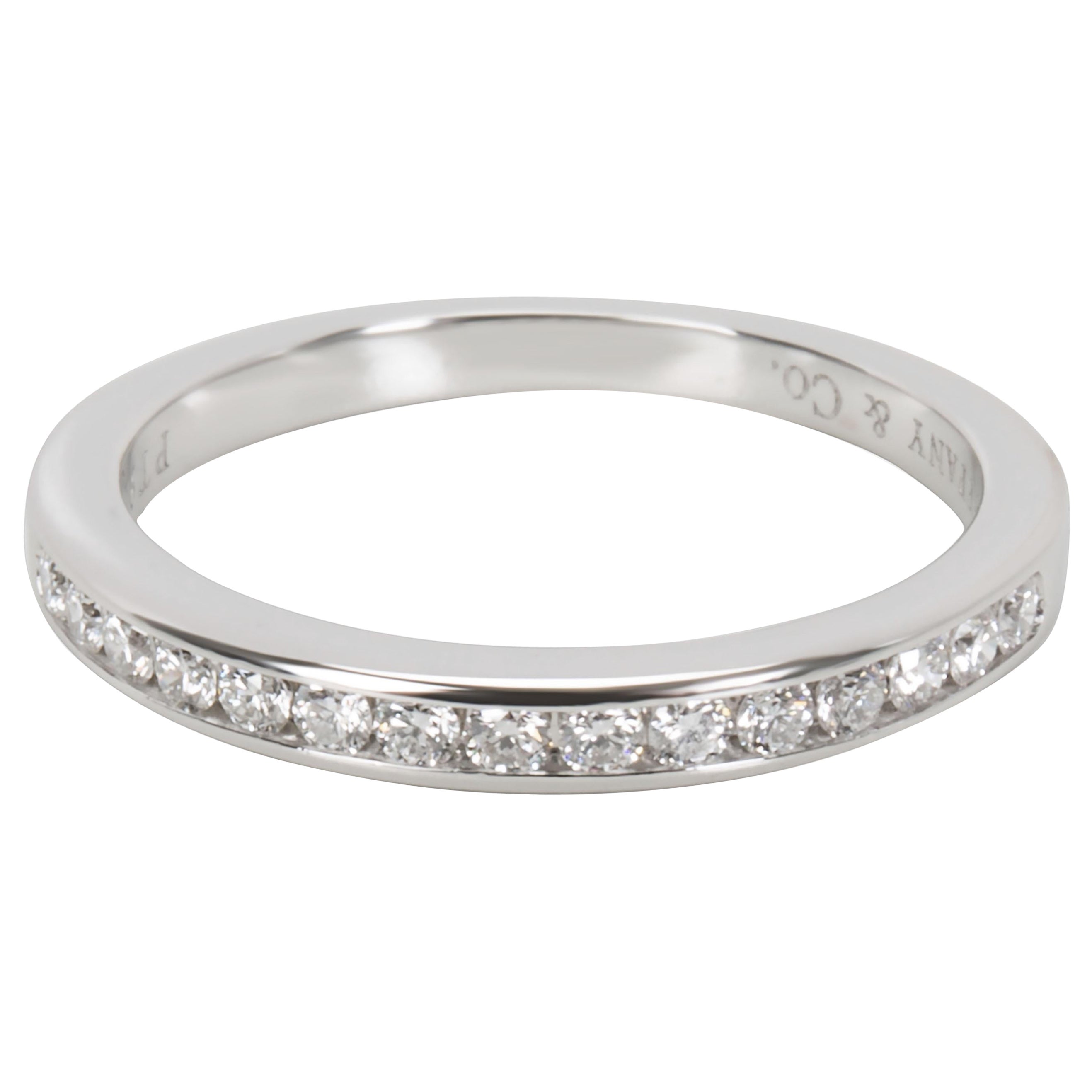 Tiffany & Co. Diamond Wedding Band in Platinum '0.21 CTW'