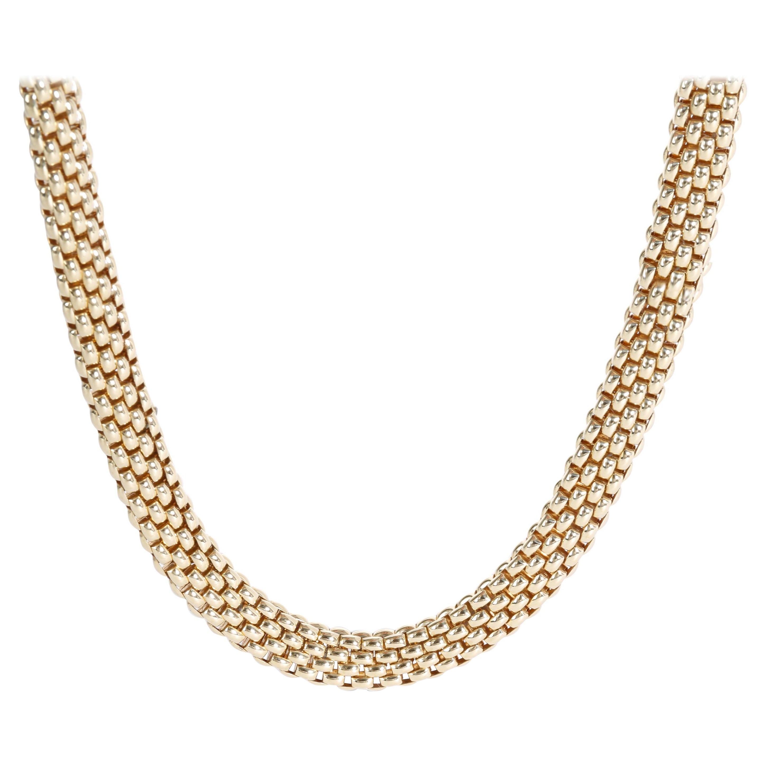 Fope Love Nest Necklace in 18KT Yellow Gold