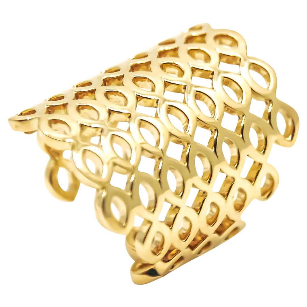 Arabesque Deco Ring of Andalusia in 18kt Gold by Mohamad Kamra