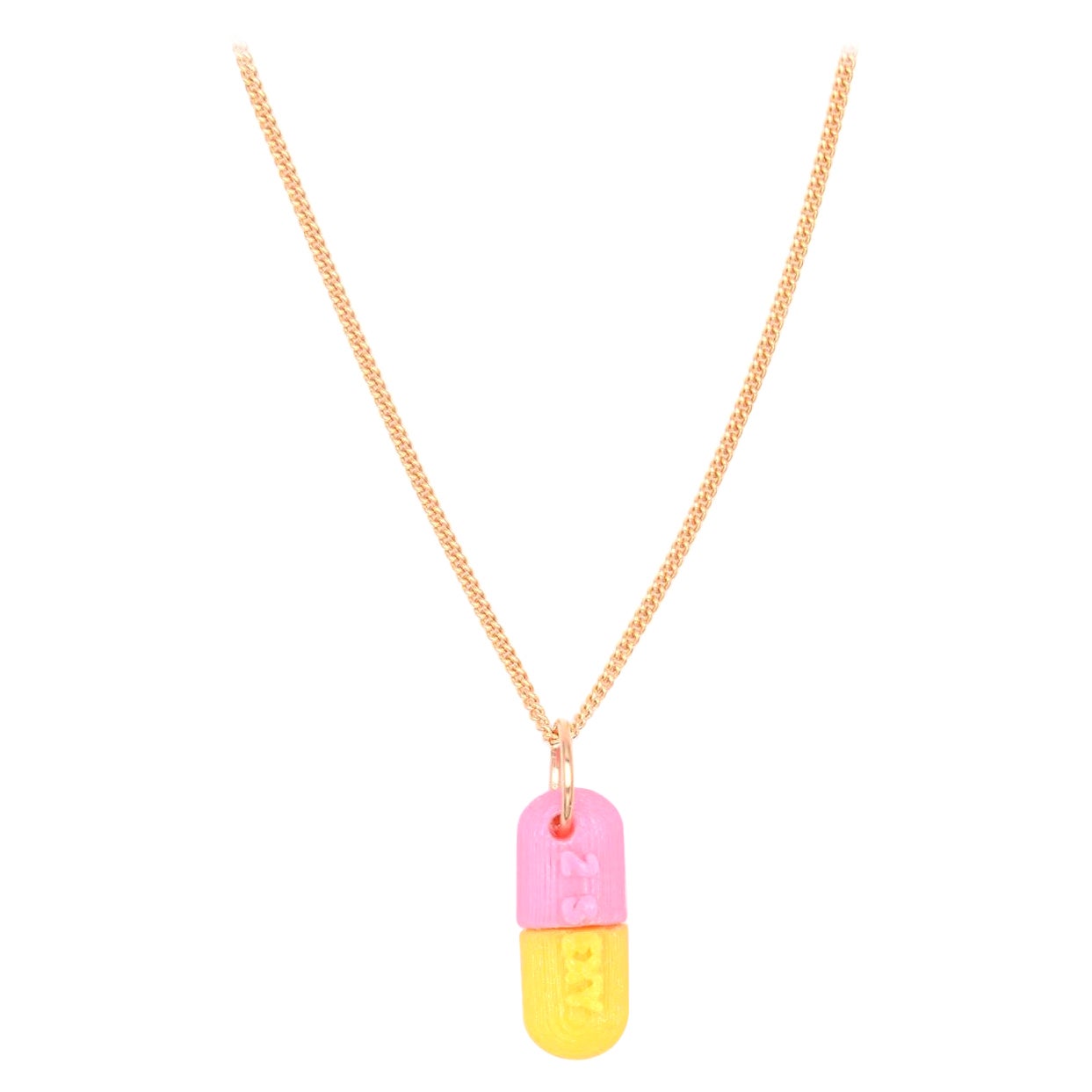 3d Printed 2 Sexy Pill Necklace