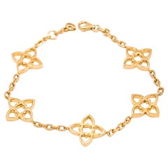 Connected Hearts Five Motif Bracelet in 18kt Gold