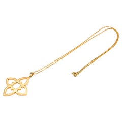 Connected Hearts Pendant Necklace in 18kt Gold