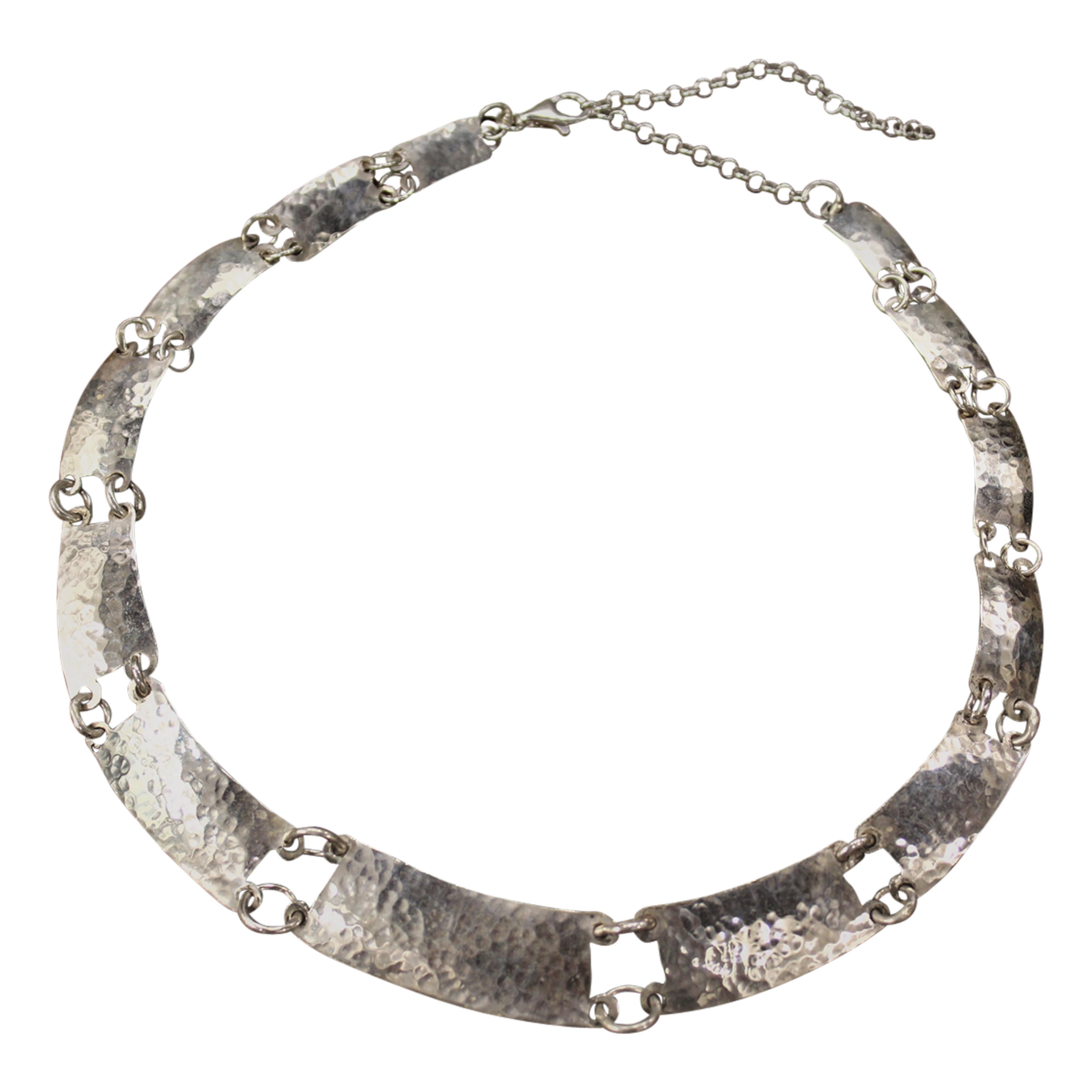 Sterlingsilber, Choker, Piastrine, Handgefertigt, Italien