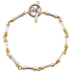 Scott Kay Diamond Gold Platinum Bracelet