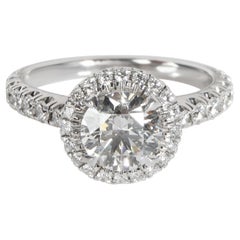 Cartier Destinee Diamond Engagement Ring in Platinum GIA 'G VVS1 1.53 CTW'