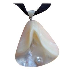 Large Mother of Pearl Pendant