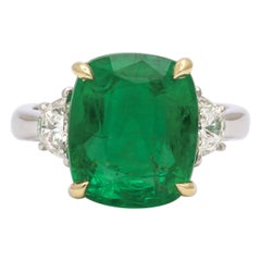 Emerald and Diamond Ring