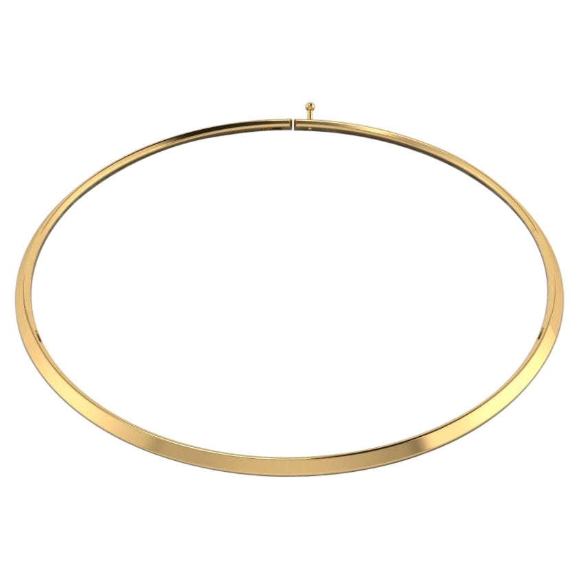 Solitaire Gold Choker For Sale