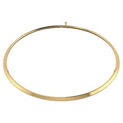 Solitaire Gold Choker
