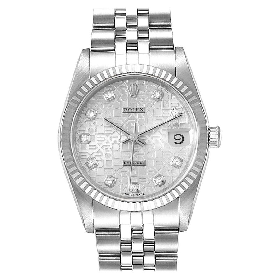 Rolex Datejust Midsize Steel White Gold 