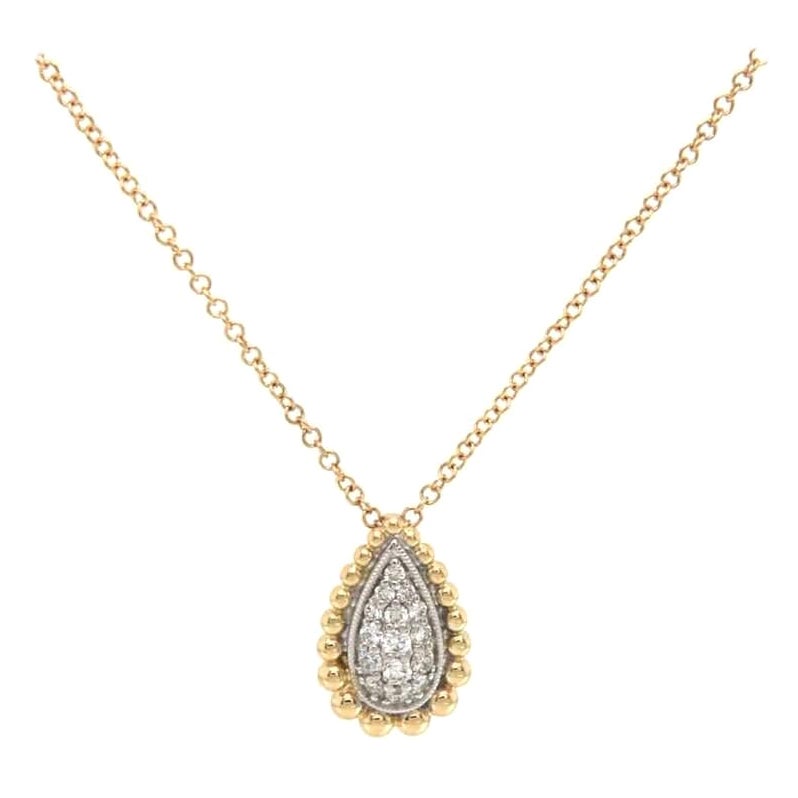 Gabriel and Co Diamond Pendant Necklace at 1stDibs