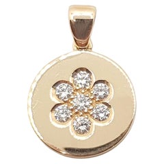 Diamond Pendant Set in 18 Karat Rose Gold Settings