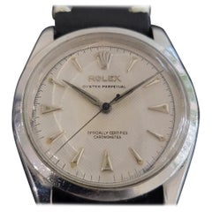 Mens Rolex Oyster Perpetual Ref 6284 Bubbleback Automatic 1950s Swiss RA192