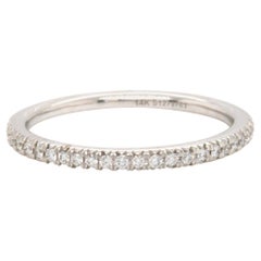 New Gabriel & Co. 0.18ctw Diamond Wedding Band Ring in 14K White Gold
