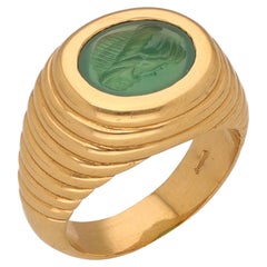 22 Kt. Yellow Gold Bulgari Signet Ring