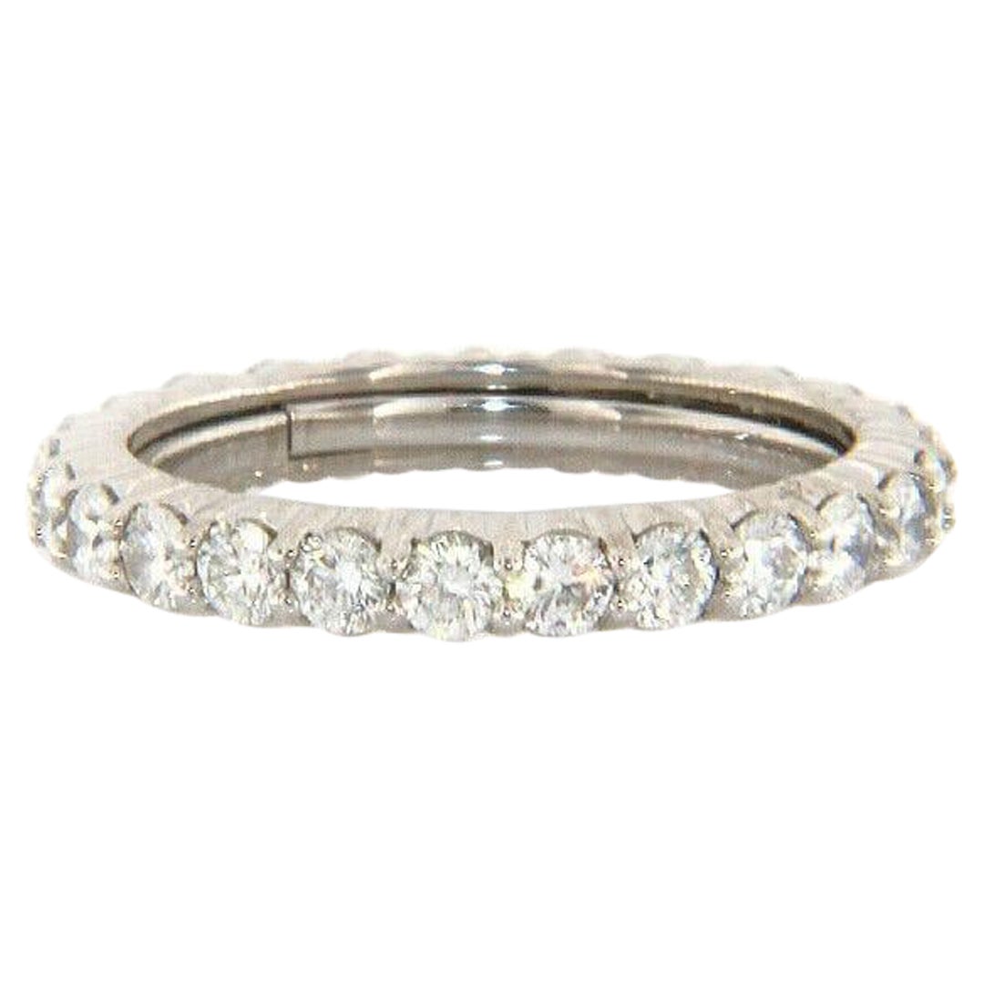 10.08 Carat Diamond Shared Prong Eternity Ring by Nei For Sale at 1stDibs