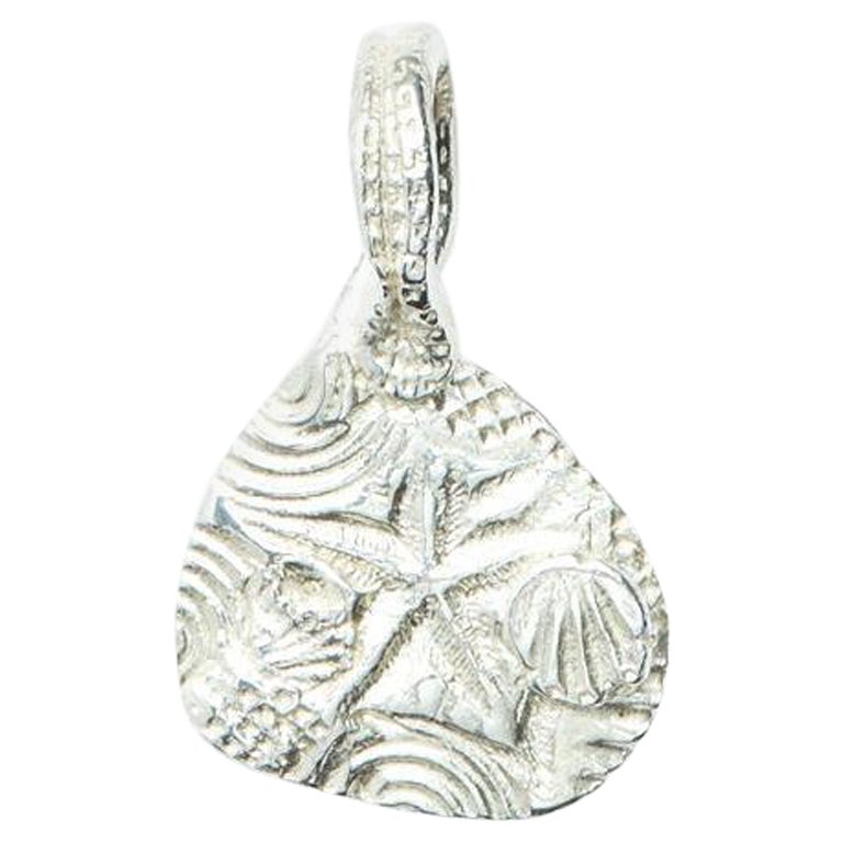 Susan Lister Locke The Beach Pendant in Sterling Silver For Sale
